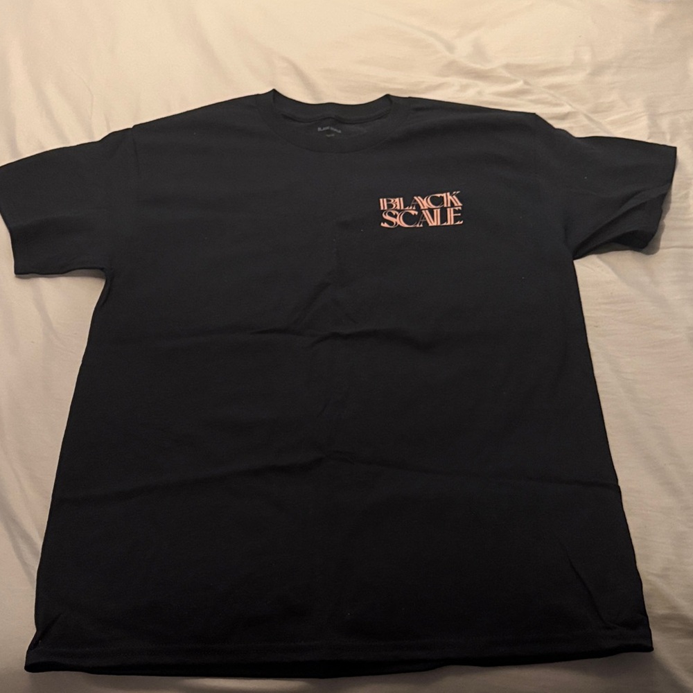 Black Scale Double Logo T